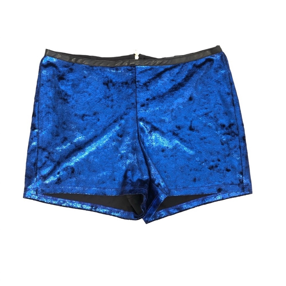 NWOT Potter’s Pot High-waisted Shiny Shorts